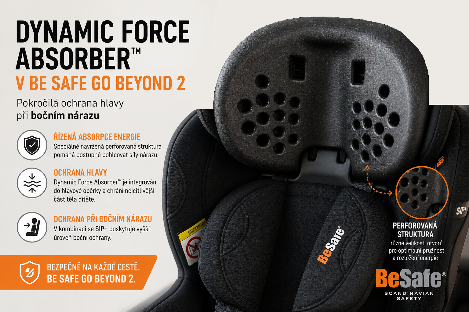 Dynamic Force Absorber™ v autosedačce BeSafe Go Beyond 2
