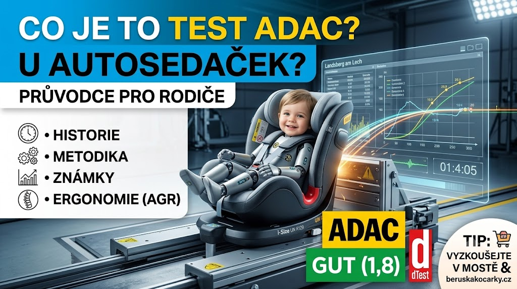 Co je to test ADAC u autosedaček a jak funguje? Kompletní průvodce pro rodiče