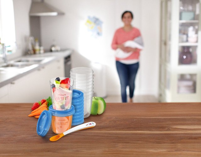 Philips Avent Via Jídelní sada pro batolata Transparent