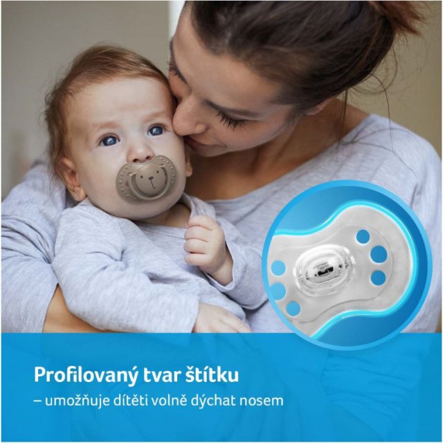 LOVI Dudlík silikonový dynamický Hey boy > 3-6m 2ks