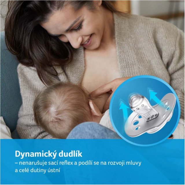 LOVI Dudlík silikonový dynamický Hey girl > 6-18m 2ks