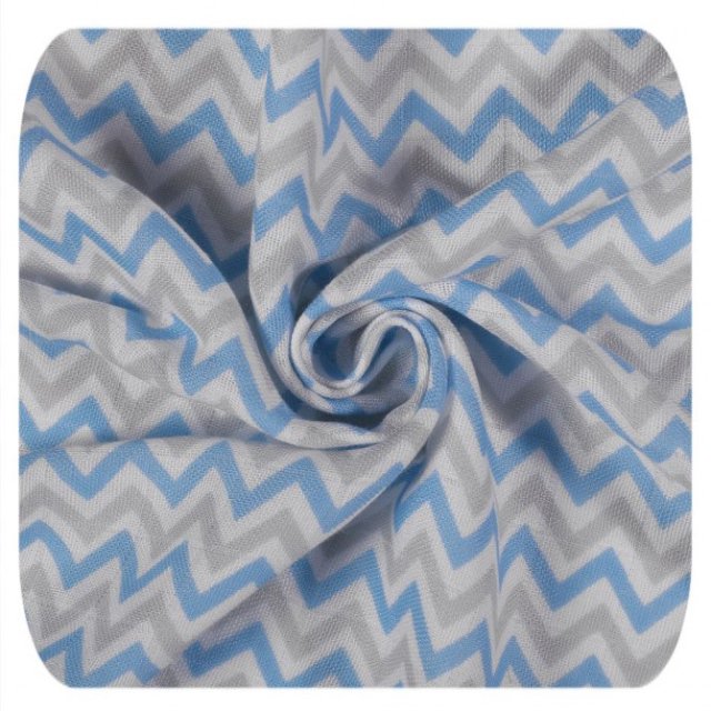 Xkko Bambusové pleny BMB 70x70 Scandinavian Baby Blue MIX 3ks