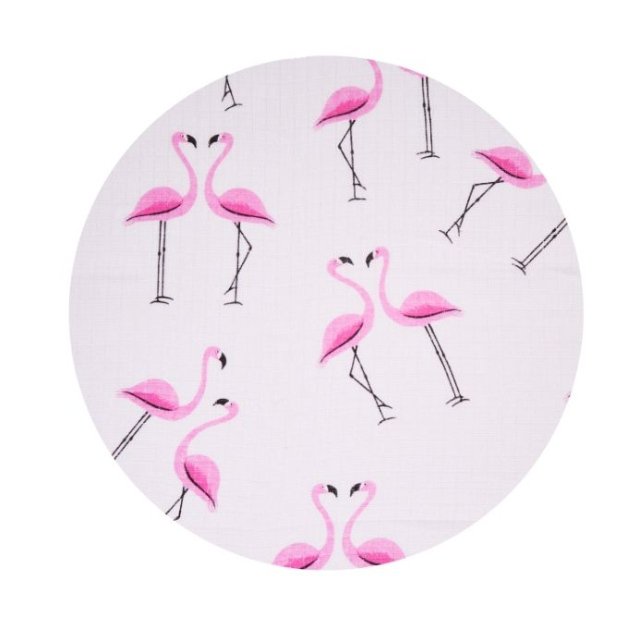 Jasmine Čtvercové pleny s obrázky Flamingo 70x80 cm 1ks