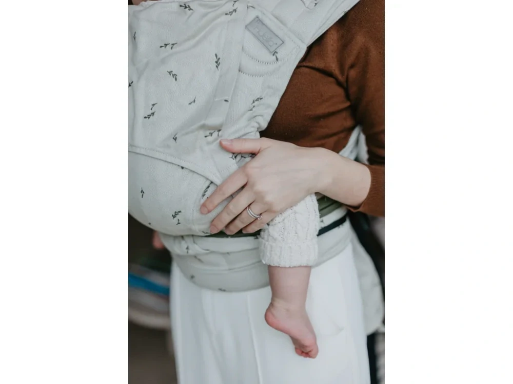 Ergonomické nosítko Fidella FlyClick Baby - Leaves green