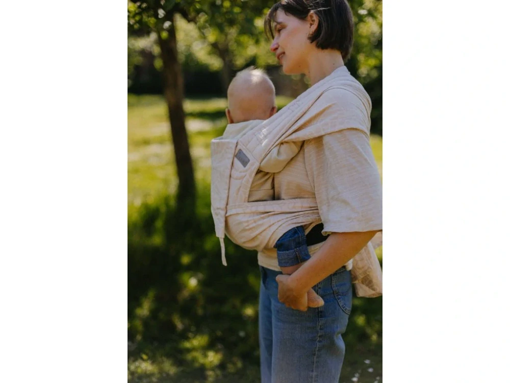 Ergonomické polovázací nosítko Fidella FlyClick Toddler - Seashell sand