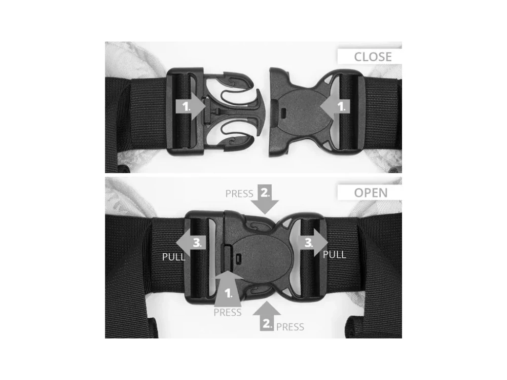 Ergonomické nosítko Fidella FlyClick Baby - Chevron - Grey