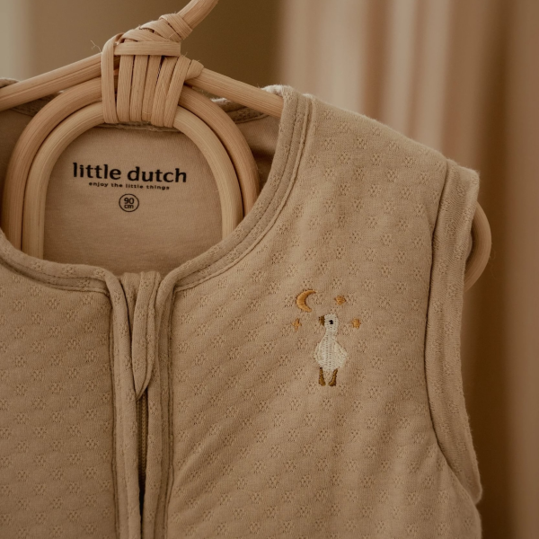 Spací pytel s oddělitelnými rukávy 70 cm Husa Beige Newborn Naturals