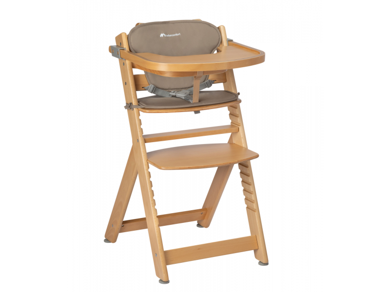 Bebeconfort Timba židlička rostoucí Natural Wood s podložkou