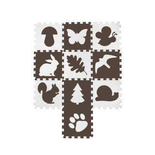 COSING Pěnová podložka puzzle - Lesní Přátelé 10ks