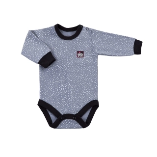 EEvi body Power šedé puntíky