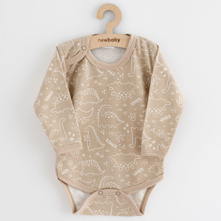 New Baby Kojenecké body Classic II dino béžový