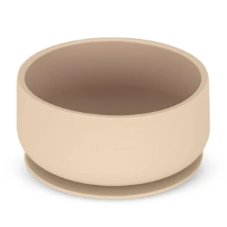 PETITE&MARS Miska dvoubarevná silikonová Take&Match Desert Sand 6m+