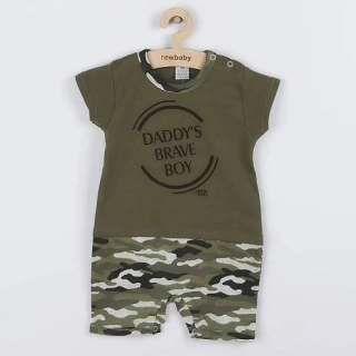 Kojenecký letní overal New Baby Army boy