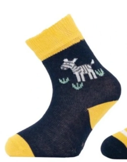 Novia dětské ponožky s protiskluzem 1518 Zebra