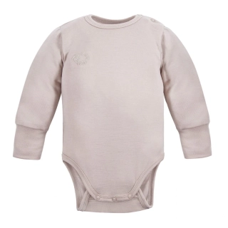 Eevi Body z merino vlny rostoucí s baby beige