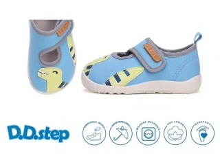 D.D.step sandálky plátěnky barefoot C086-51628