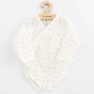 Kojenecké mušelínové body s bočním zapínáním New Baby Arthur