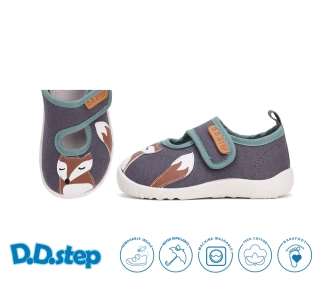 D.D.step plátěnky bačkůrky barefoot C086-51716