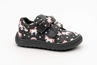 Protetika celoroční dětské barefoot boty Koro - Black