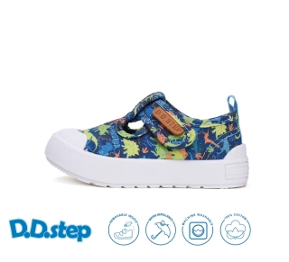 D.D.Step Dětské plátěné tenisky C096-51104A