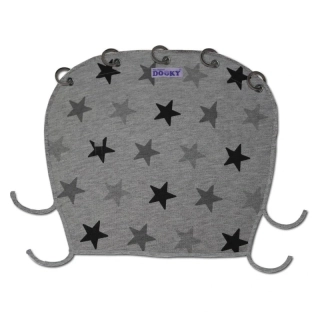 sluneční clona Design clona Grey Stars s UV ochranou UPF 50+