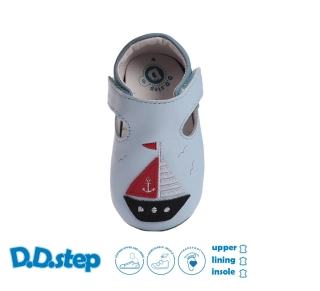 Dětské kožené capáčky K1596-61394
