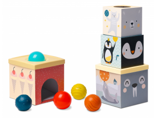 Taf toys Sada kostek a míčků Severní pól