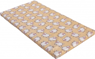 Scarlett Matrace do postýlky Ovečka 120 x 60 x 5,2 cm - béžová