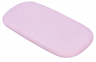 Scarlett Nepropustné prostěradlo do kočárku - 75x35 cm - růžové