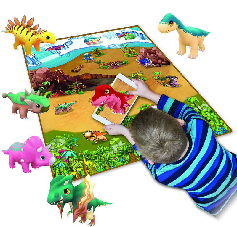 Scarlett dětský kobereček 3D DINO - 120 x 90 cm